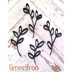 Acrylique - Branche - Noir mat